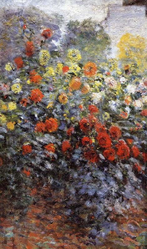 Claude Monet Detail from Monet-s Garden in Argenteuil Germany oil painting art